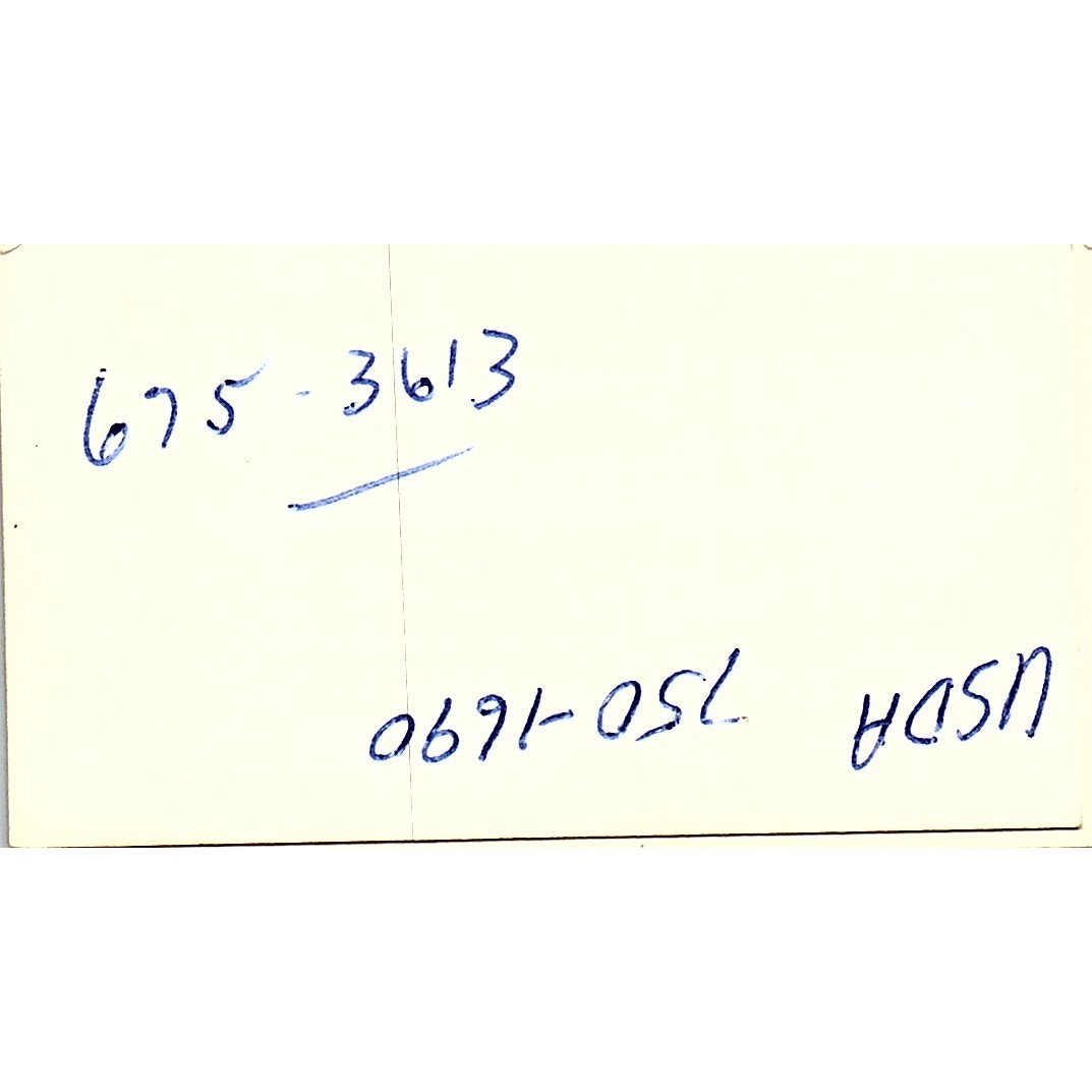 Common Market Forwarders International Michel M Renaud Houston Card SC9-B2