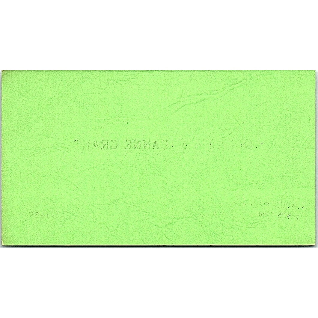 Odell and Jeanne Grant Art Austin TX Vintage Business Card SE3-B11