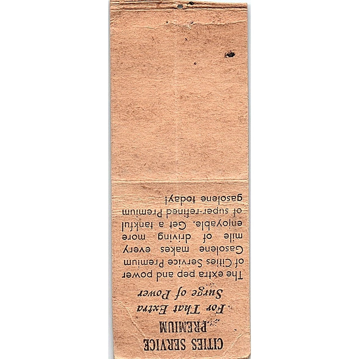 General Trucking Owen & Withee WI Cities Service Vintage Matchbook Cover SC7-Y9