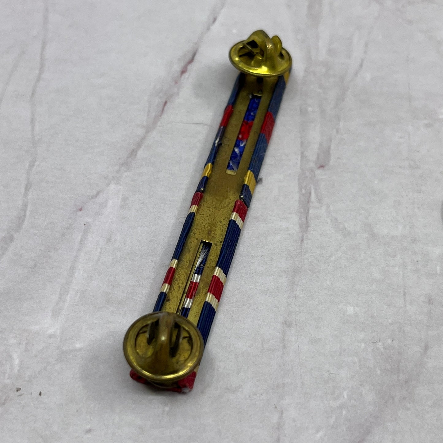 Vintage Military Ribbon Bar Pin Pinback Button SB7-SPB