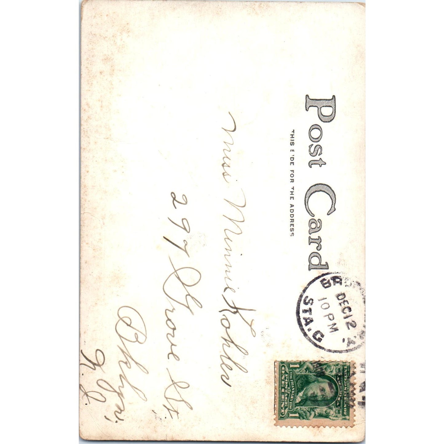 Victorian Girl With Collie Dog Puppy and Kitten c1905 Postcard PD2