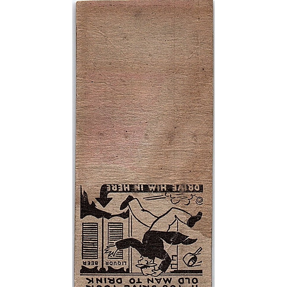 Broadway Cabaret Superior WI Vintage Matchbook Cover SF3-Y2