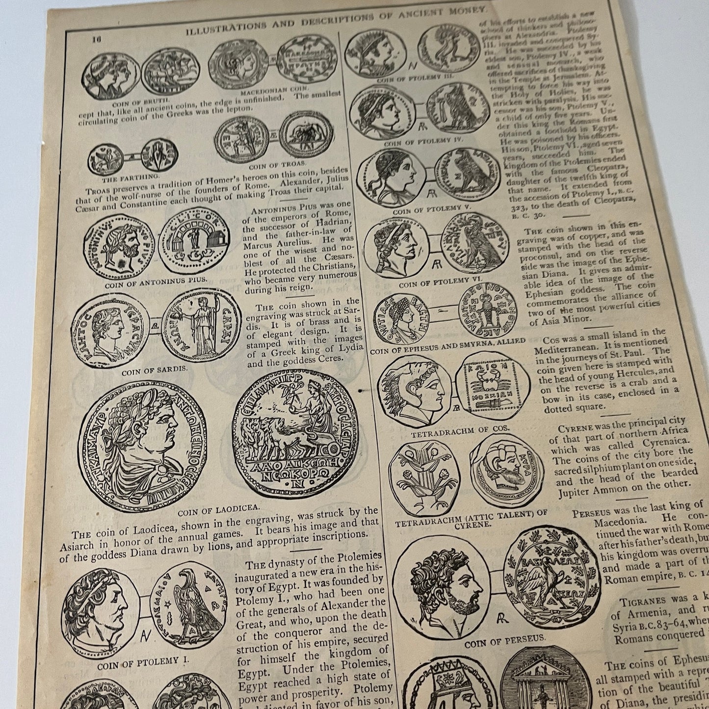 Illustrations & Descriptions Ancient Money of the Bible 1892 Book Engravings TK2