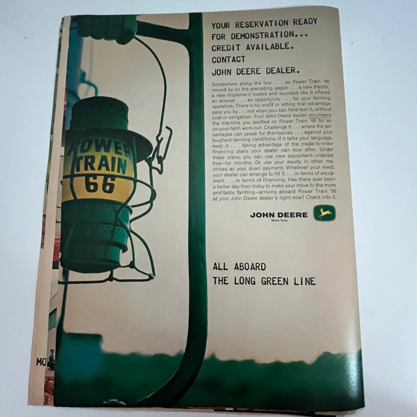 1965 John Deere Dispatch Power Train '66 What's New - 8 Page Newsletter SI10