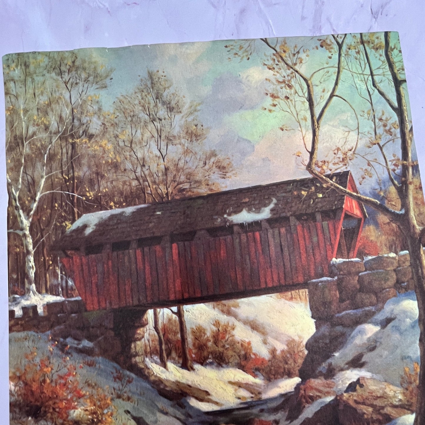 Covered Bridge by Walter E. Brightwell Jr. 11x14" Art Print V22