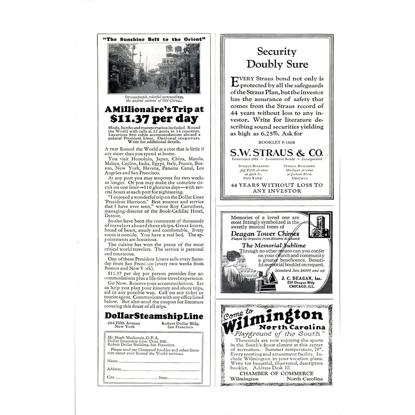 Lincoln Sport Touring Brunn Automobile Car - Vintage Magazine Ad D20