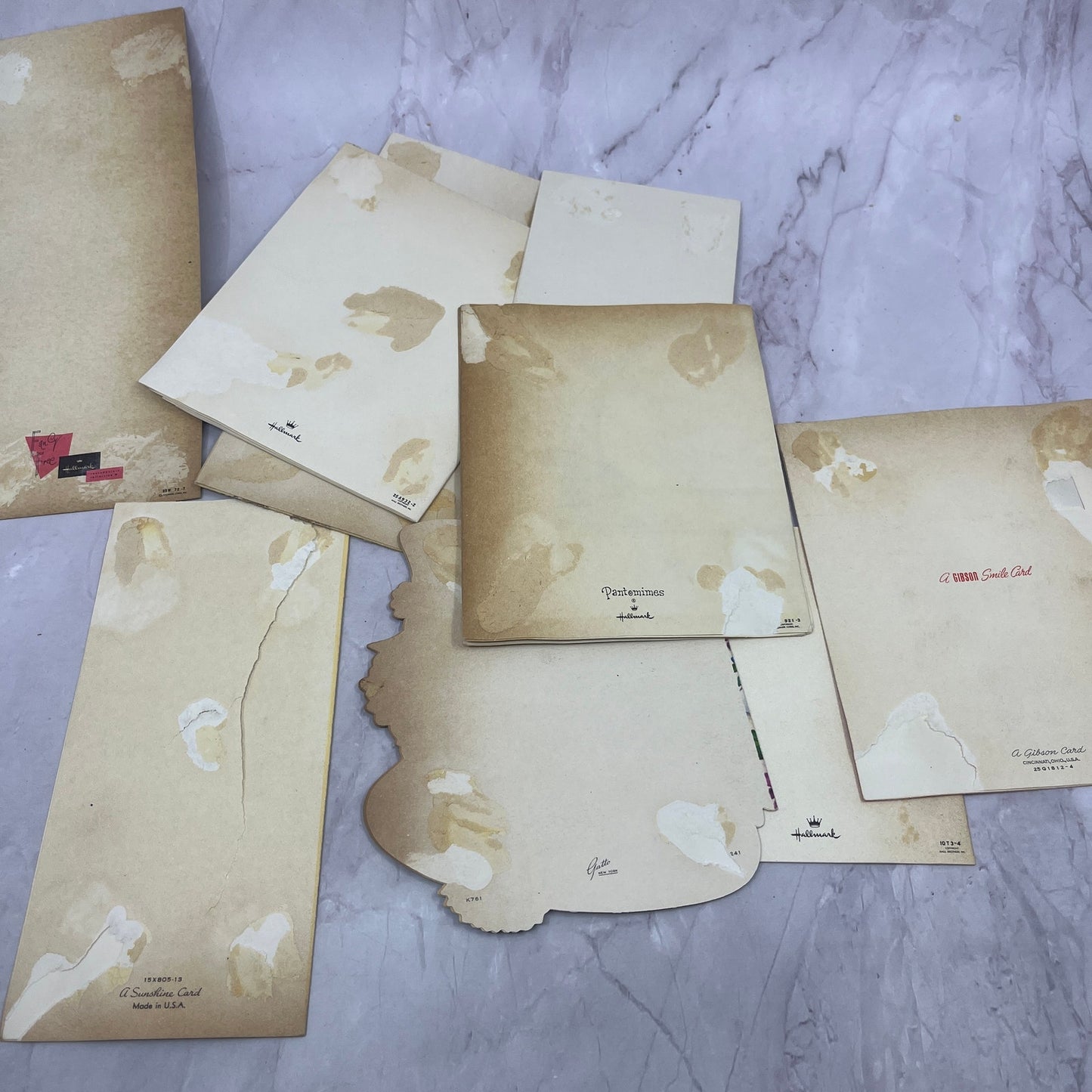 Huge Lot 1950s Wedding and Anniversary Greeting Cards TK3