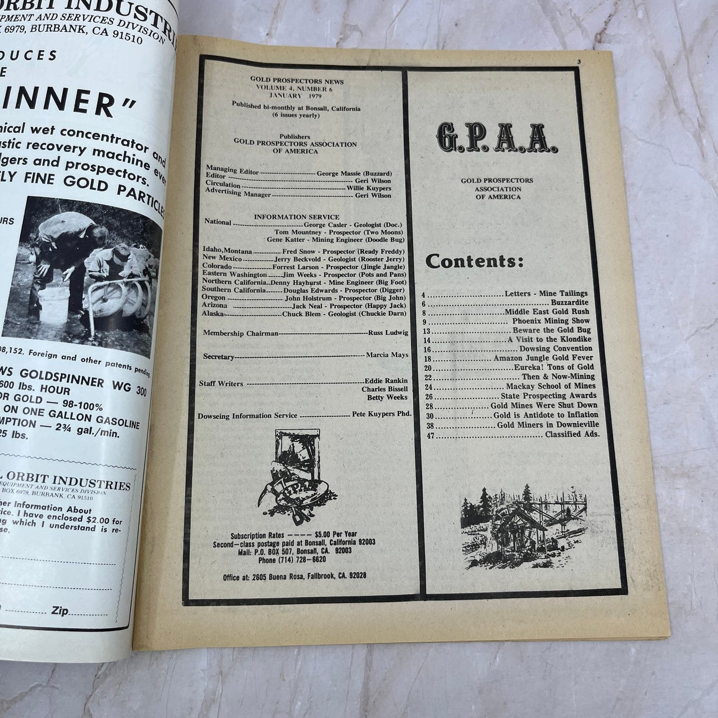 1979 Jan - Gold Prospecting News Magazine - Treasure Hunting Prospecting M11