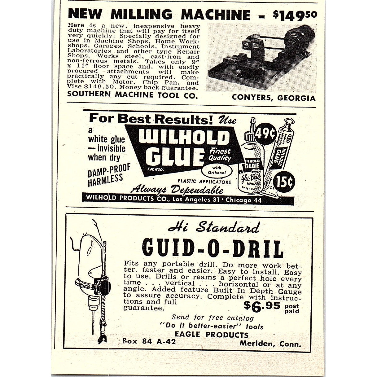 Whiz Saw by Forsberg - The Forsberg Mdf Co Bridgeport CT 1955 Ad AF9-M1