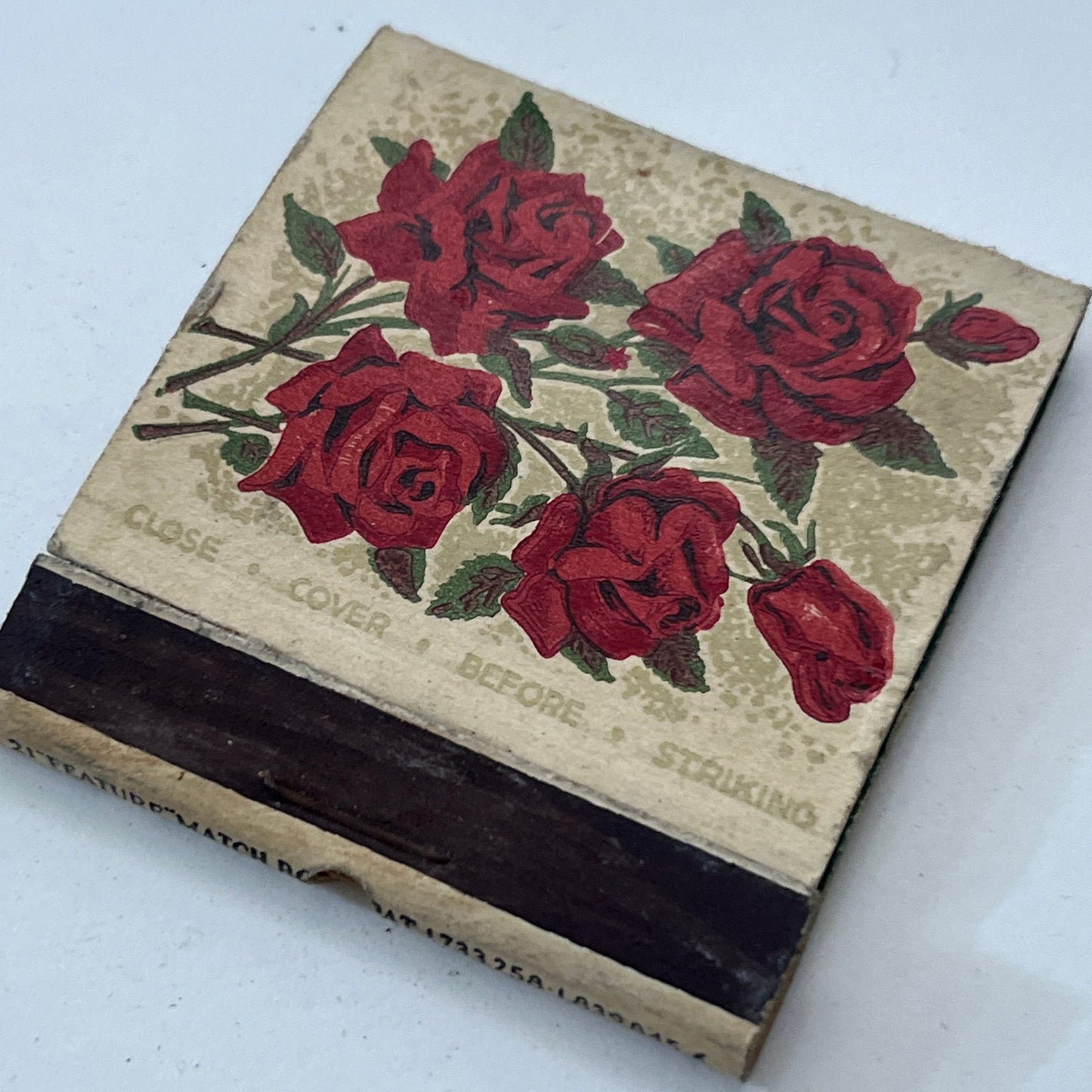 Pullar's Fine Flowers East Hartford CT Vintage Matchbook Cover TB8-MB2-10