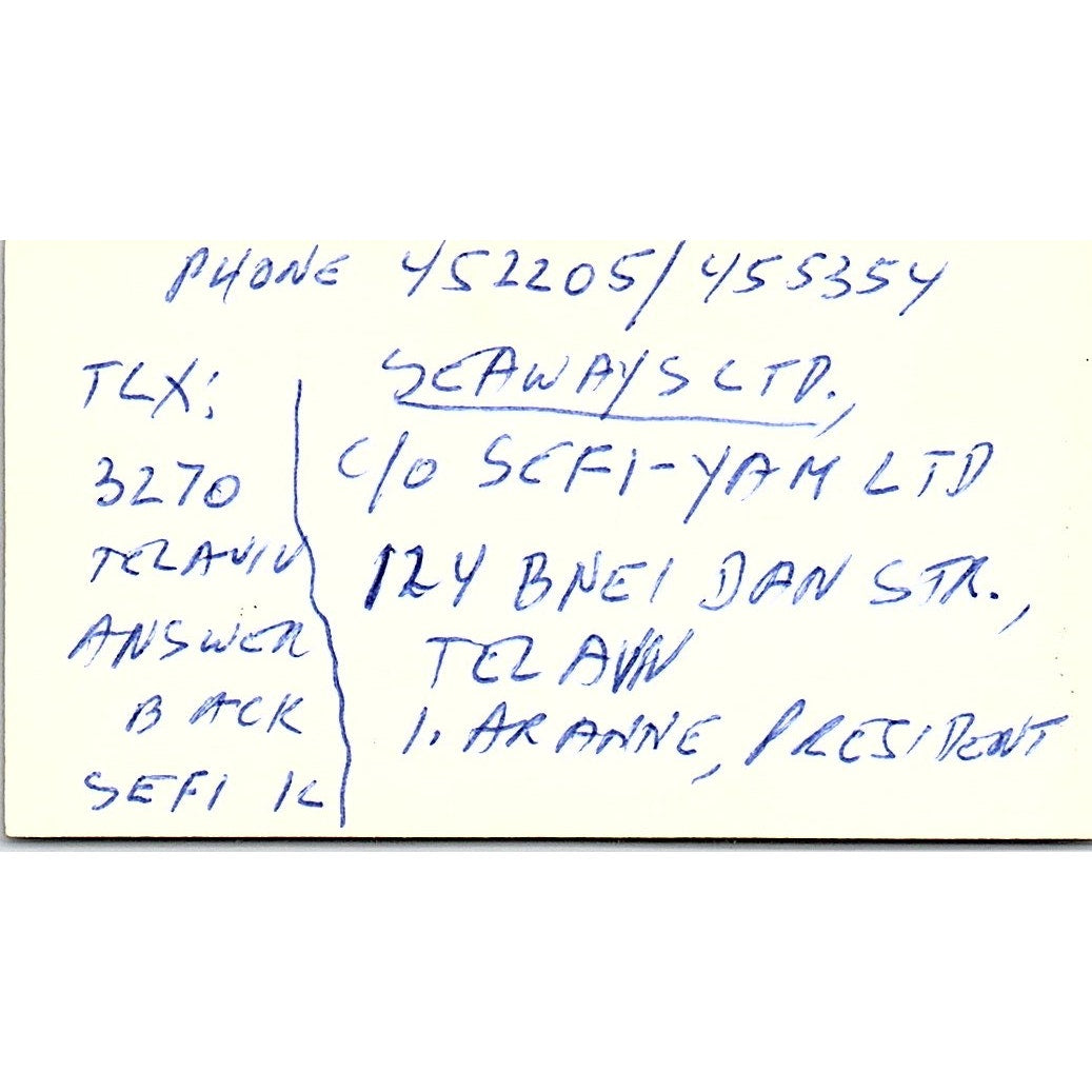 Bill Templeton Gulf Eastern Steamship Chartering Houston Business Card SC9-B4