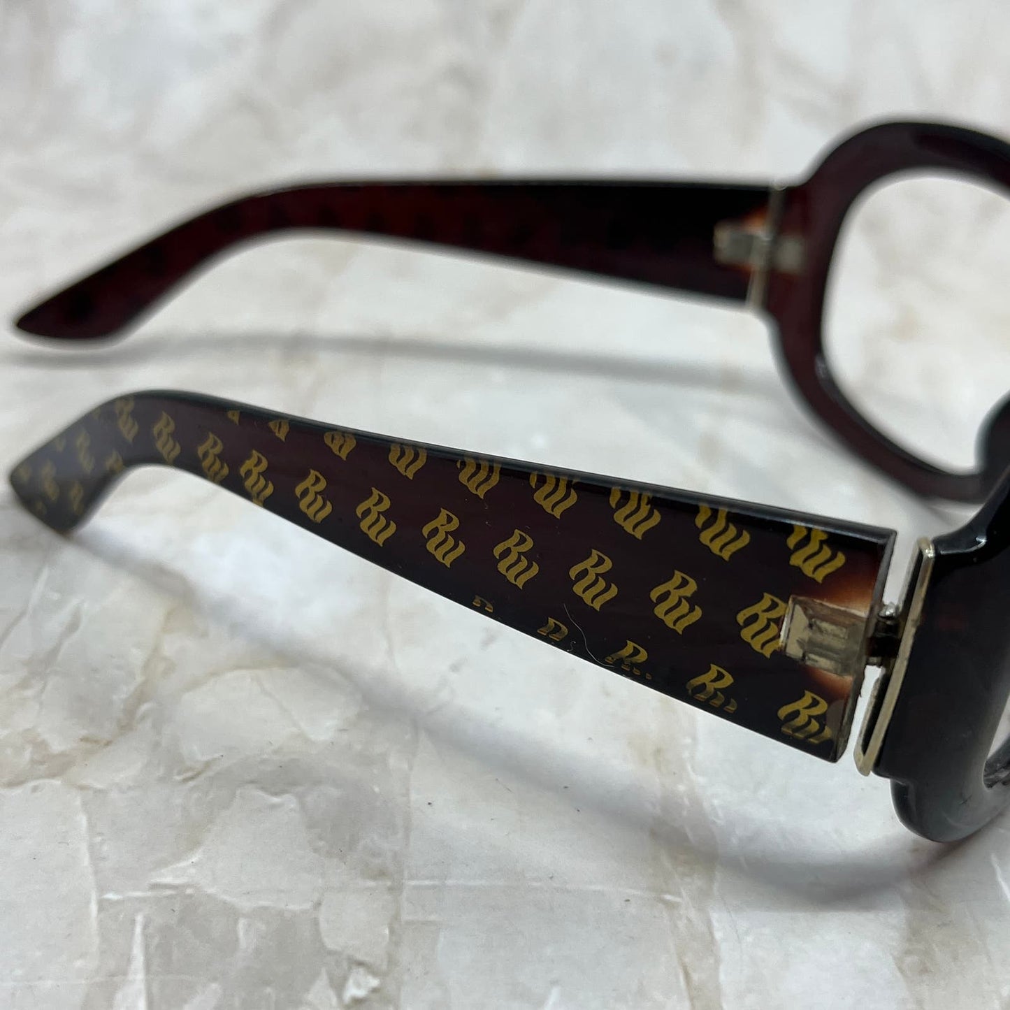 Retro Rocawear Thick Frame Oversize Sunglasses Eyeglasses Frames TD7-G8-4