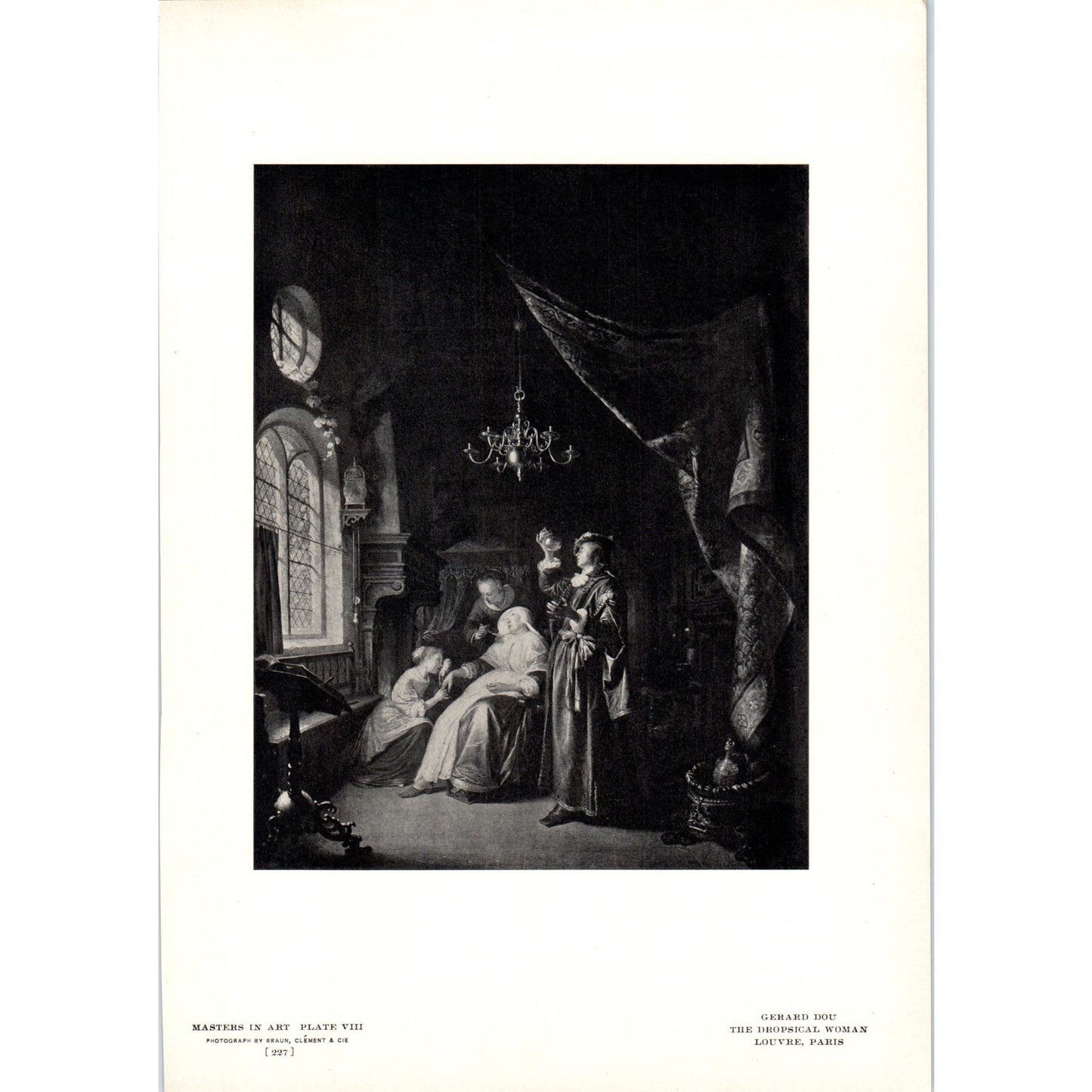 The Dropsical Woman - Gerard Dou c1905 Art Print D15