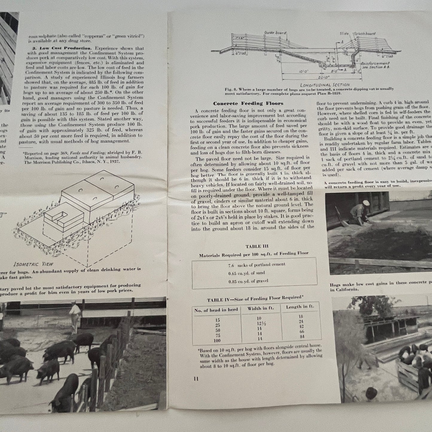 Modern Hog Farm Improvements c1950 Booklet Portland Cement Association V1-8