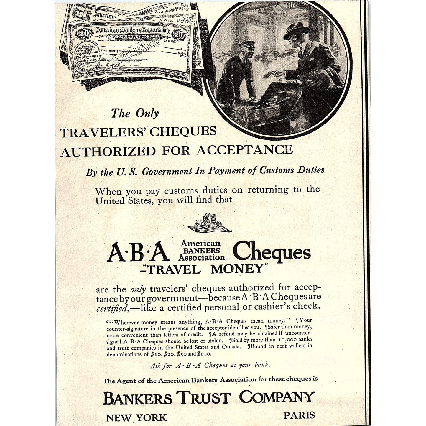 Searchlight Route to Vacationland Hudson Navigation Co c1920 Ad AF8-9