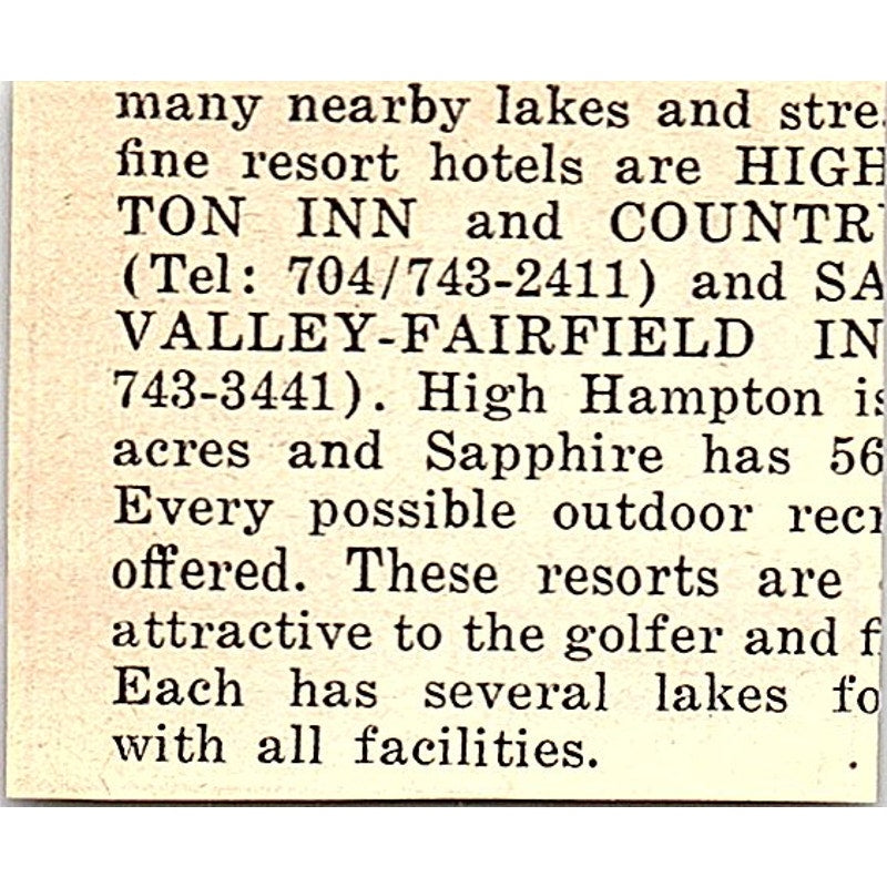 Duane's Canoe Outfitters Babbitt MN 1977 Ad AF6-M3