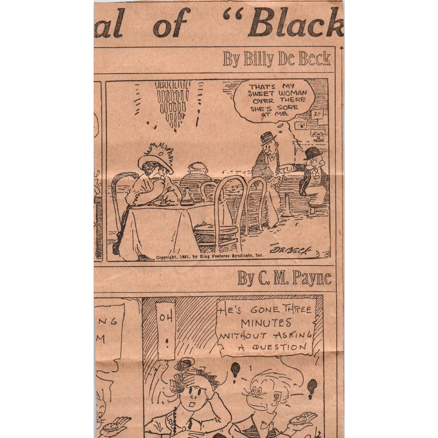 Vintage Fay King Cartoon Clipping Best Gems Not Purchased in Stores AE6
