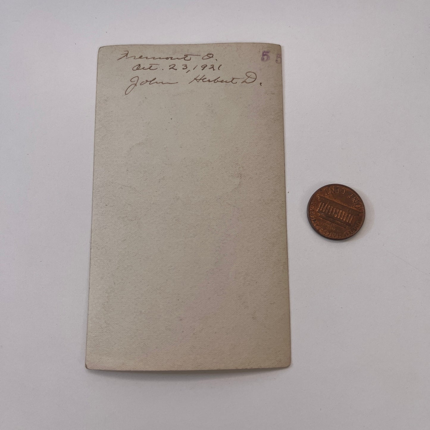 1921 John Herbert D Drinking Bottle Photograph Fremont OH TK3-G