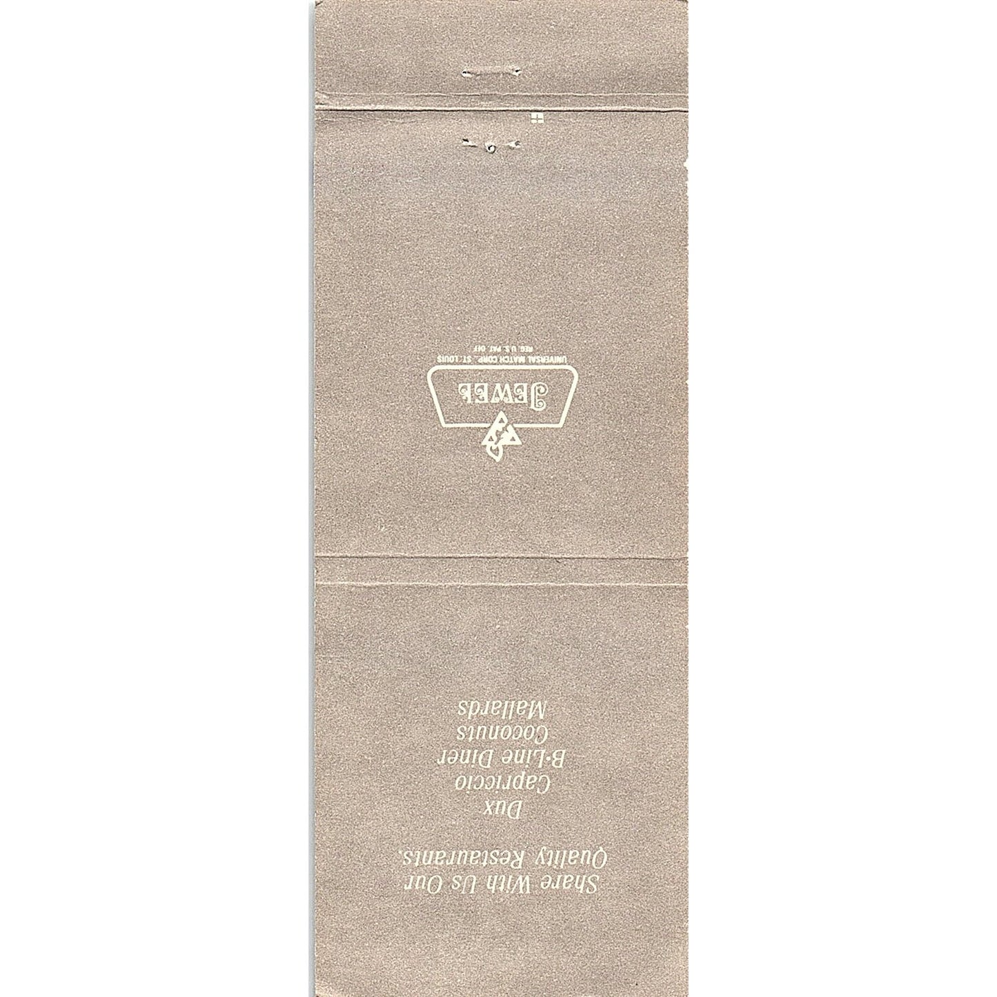 The Peabody Orlando Florida Vintage Matchbook TB6-MB2-8