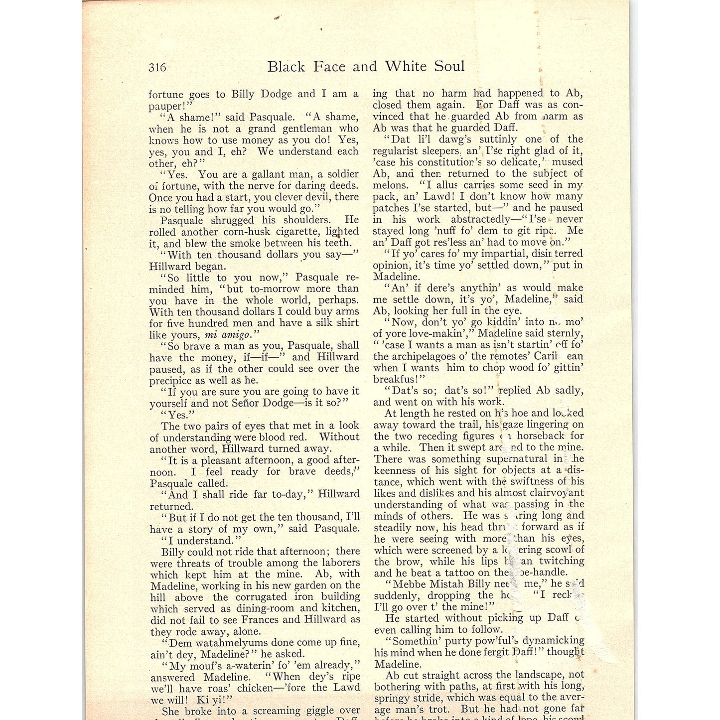 c1920 Mexican Fight Scene W. Herbert Dunton Southwestern Vintage Print 6x9" V17