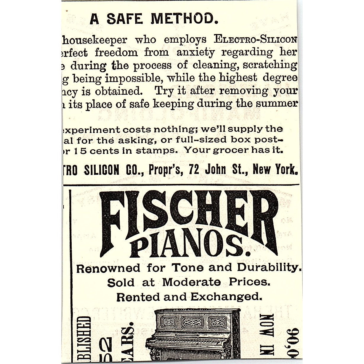 Hammond Manifolding Attachment - Hammond Typewriter Co NY 1892 Ad AG2-M10
