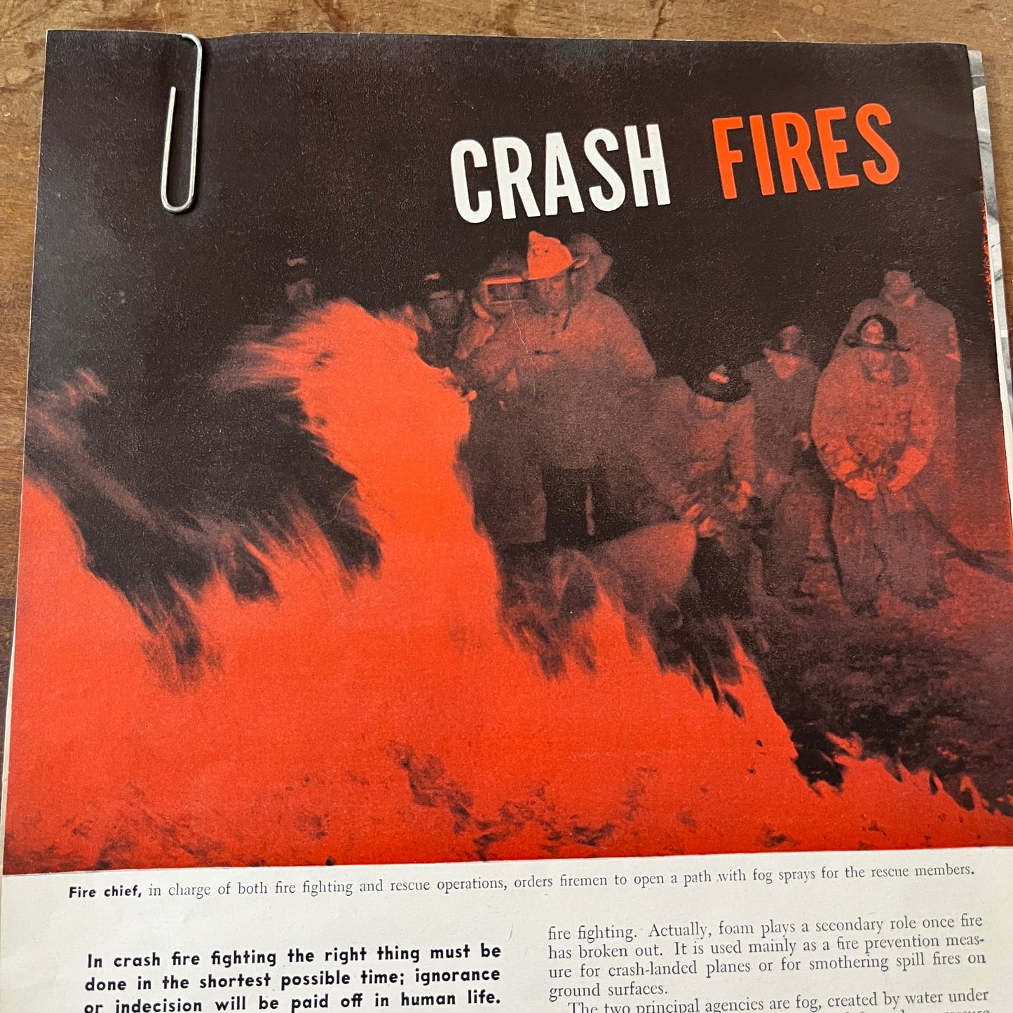 Crash Fires and How to Fight Them Air Force 2 Pages 1944 WWII Article AG2-3