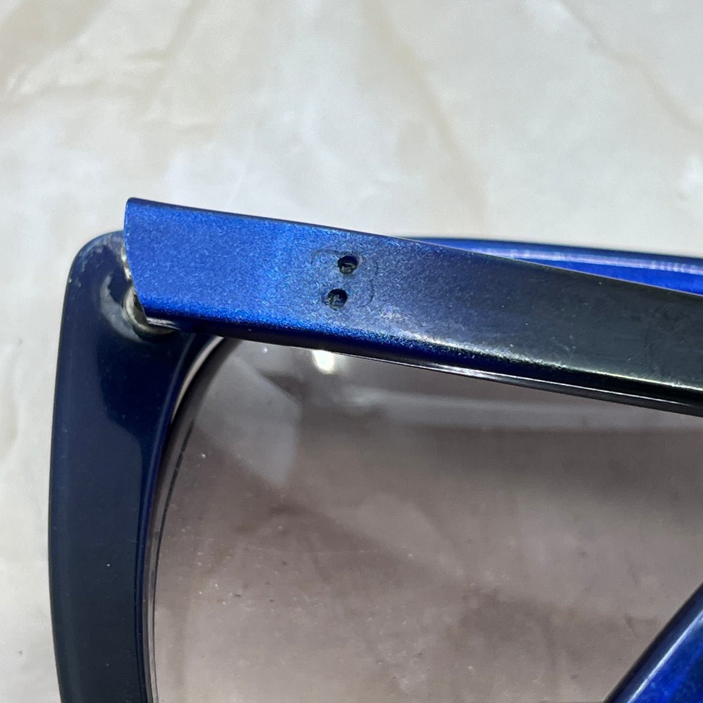 Retro Oversize Renato Balestra RB-1040 Blue Sunglasses Eyeglasses Frame TD5G3-1