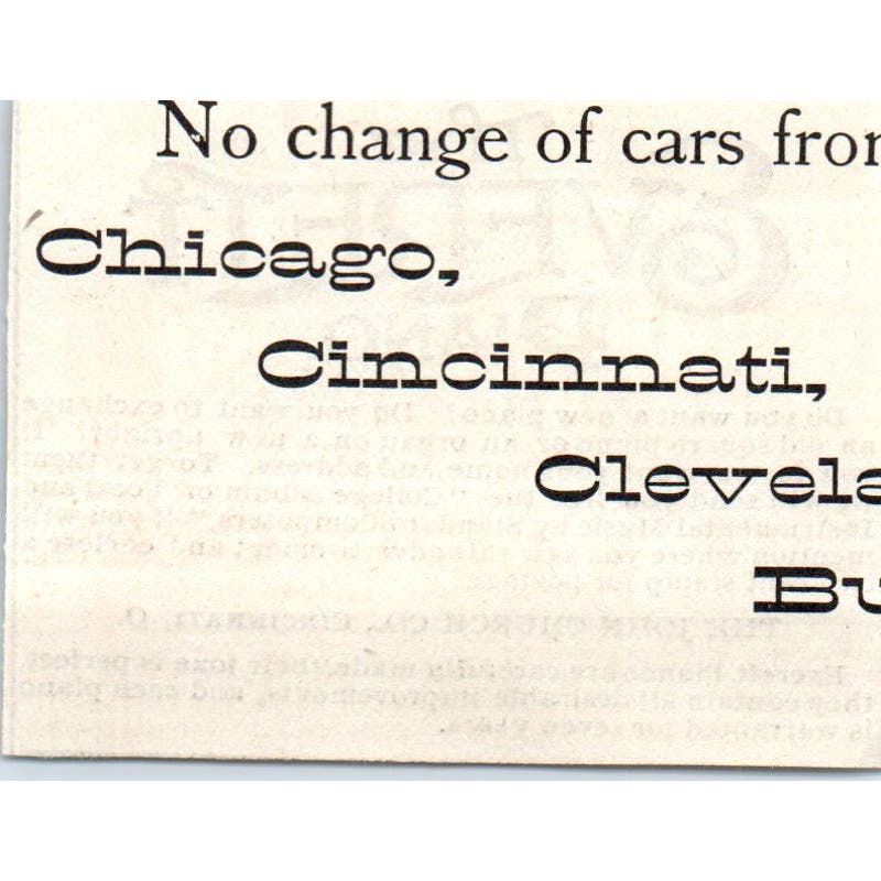 The Everett Piano John Church Co Cincinnati c1890 Victorian Ad AE8-CH9