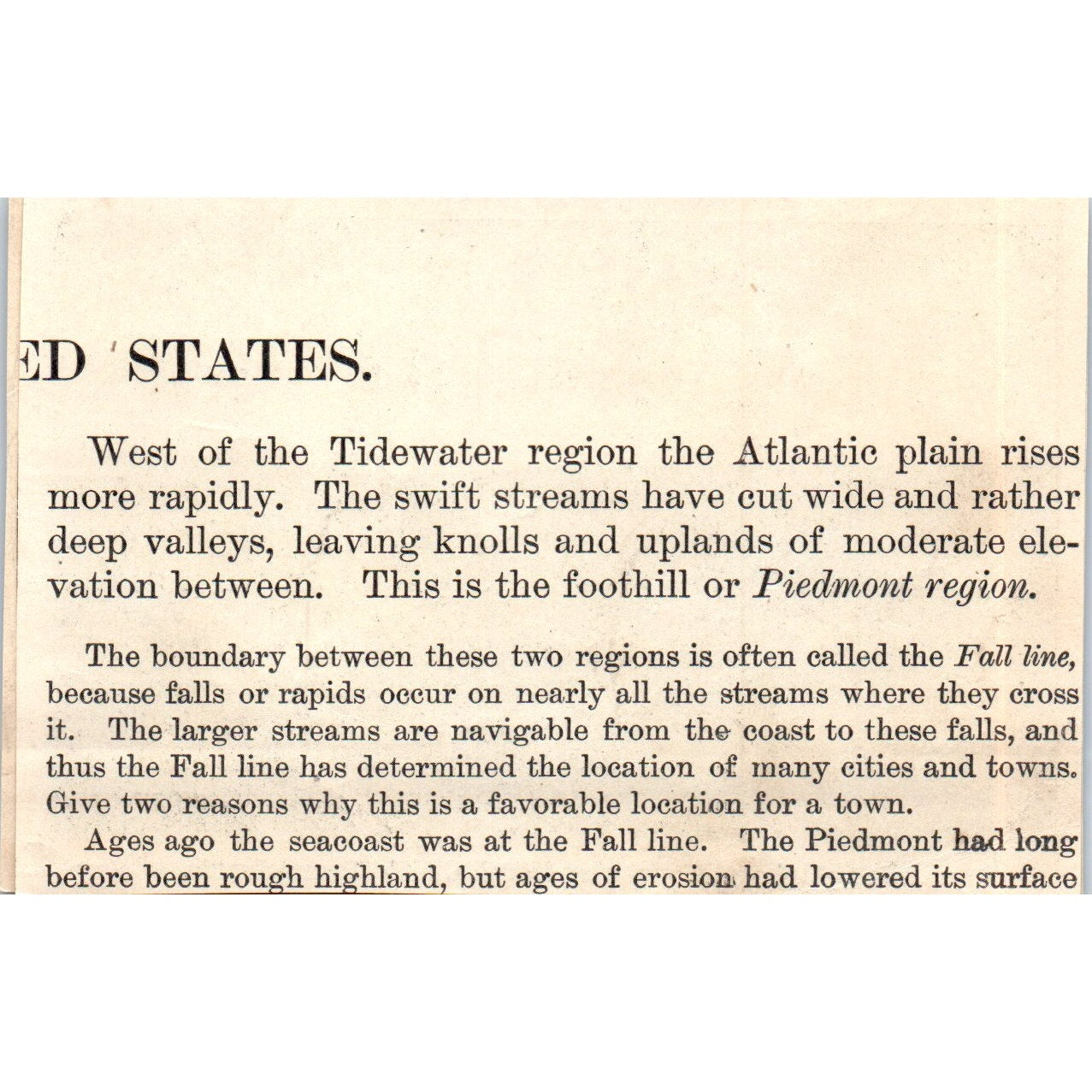 California Valley and Sierra Nevada CA 1901 Engraving AF2-P2