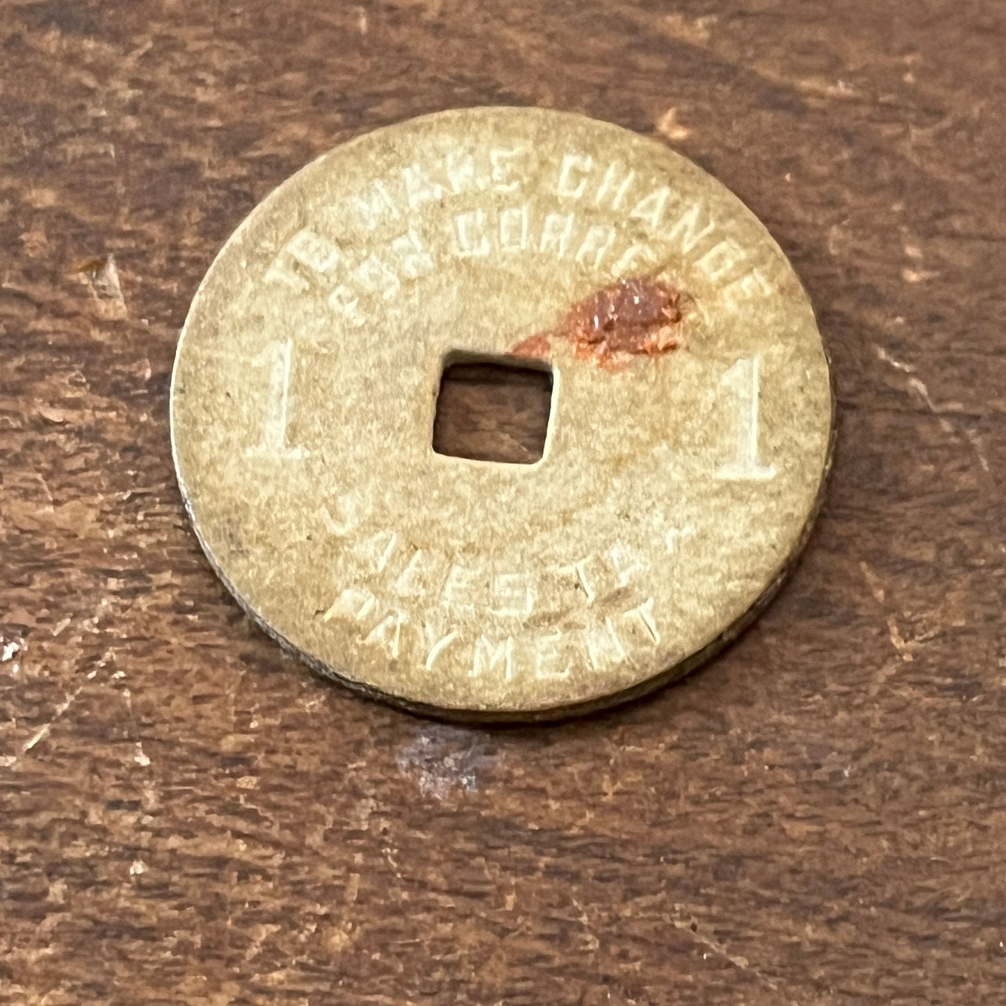 Vintage Mississippi State Department of Revenue Sales Tax Paper Token Chit SE2