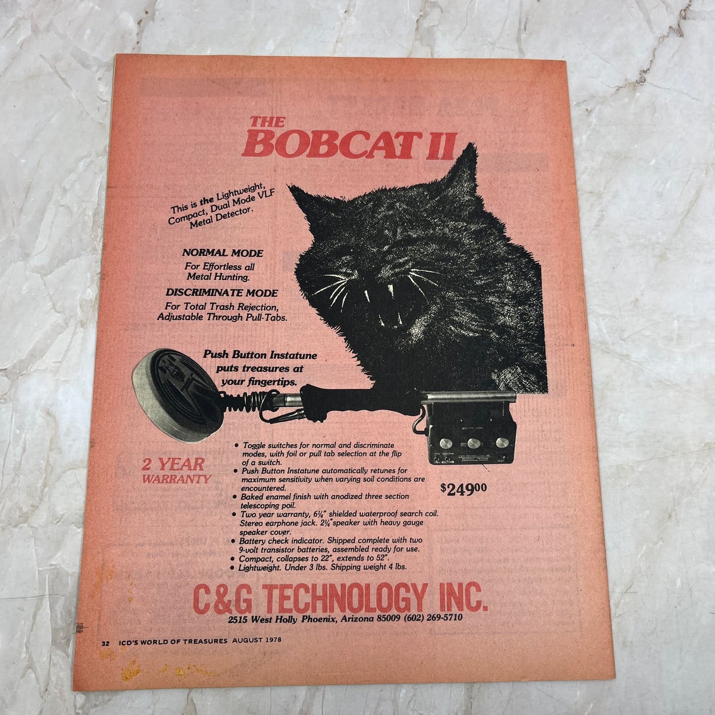 1978 Aug - International Club Digest World of Treasures Magazine Newsletter M16