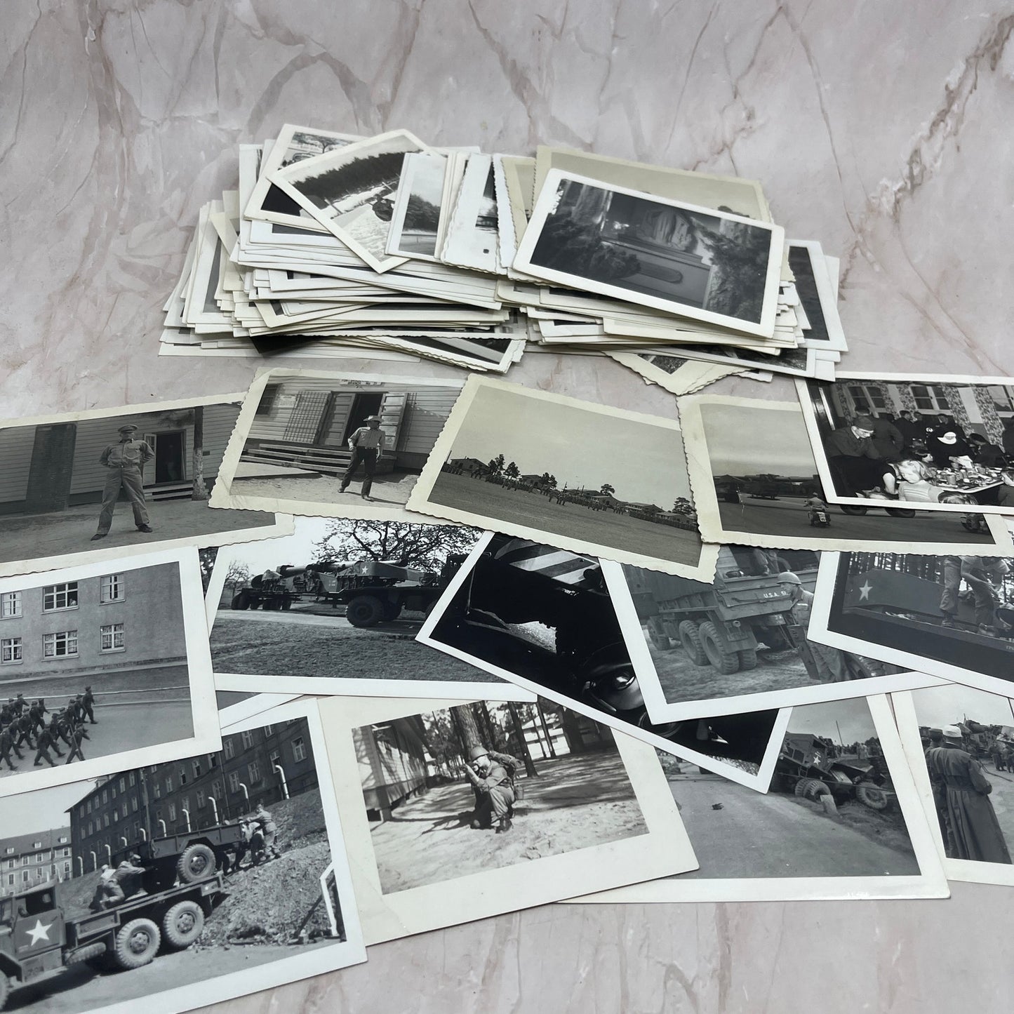 Huge Lot of US Army Military Original Photos Postwar Germany c1954 Army TG7-AP6