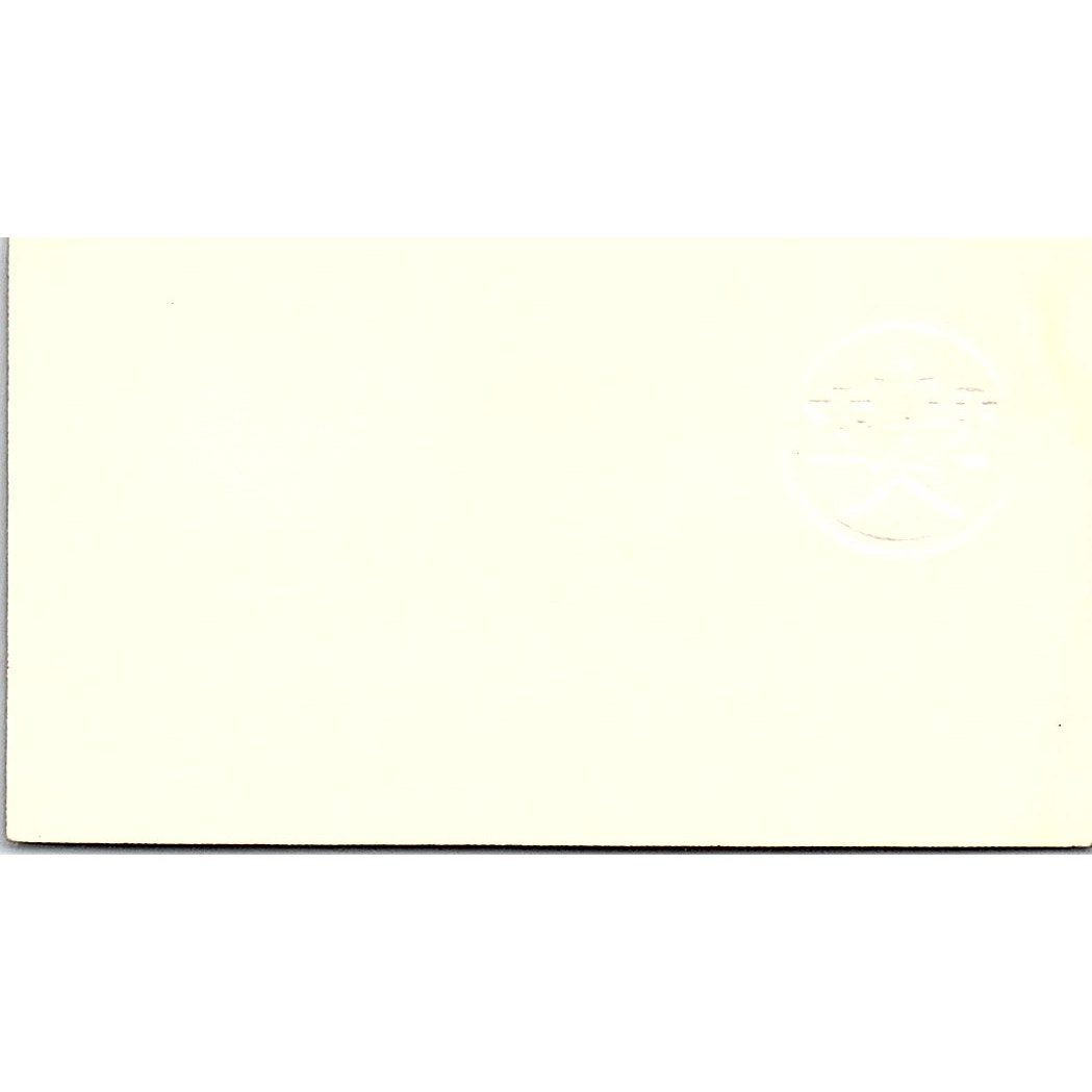 Glenn Feilner Port Authority of Houston Vintage Business Card SC9-B4