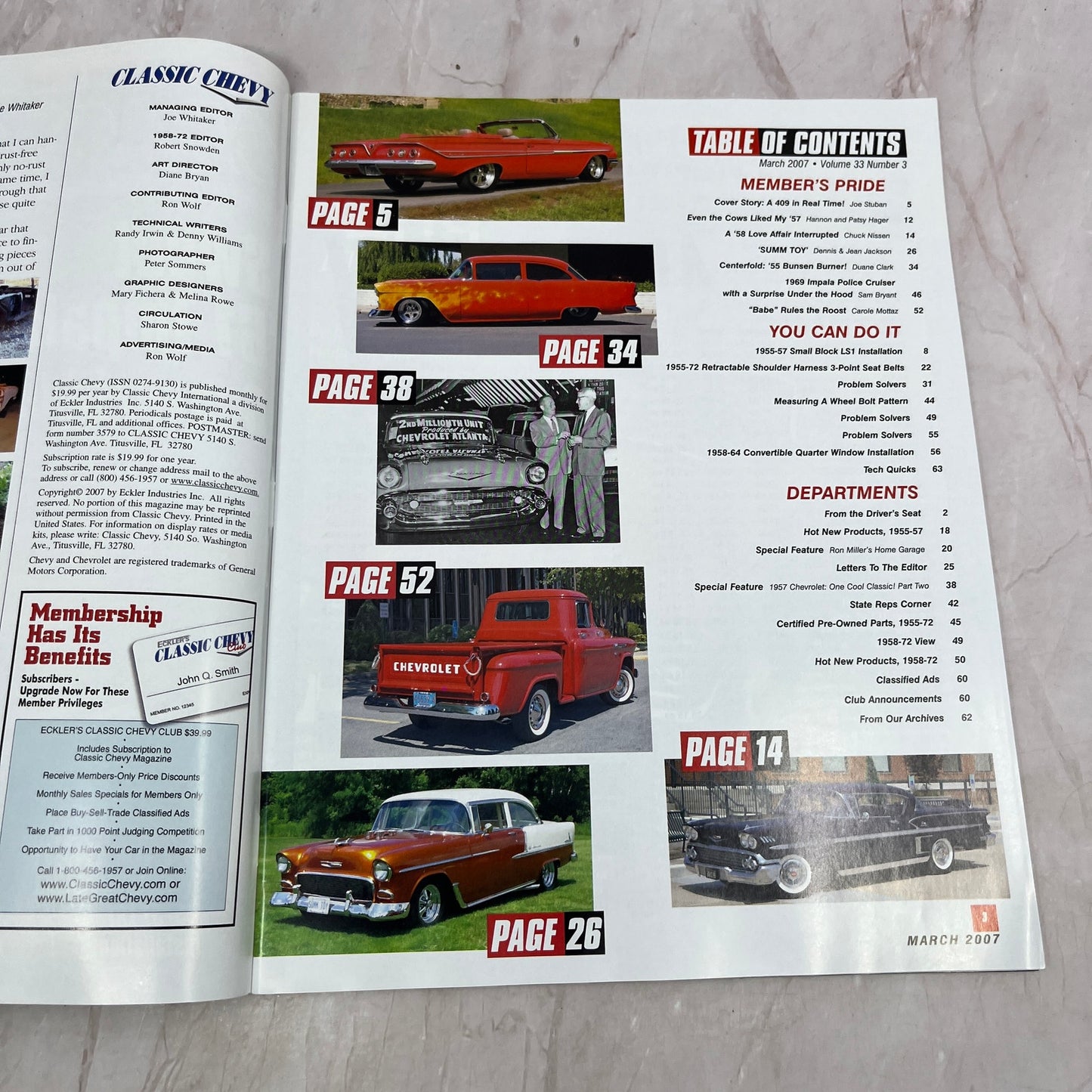 55-57 LS1 Installation - Classic Chevy Magazine - Mar 2007 M30
