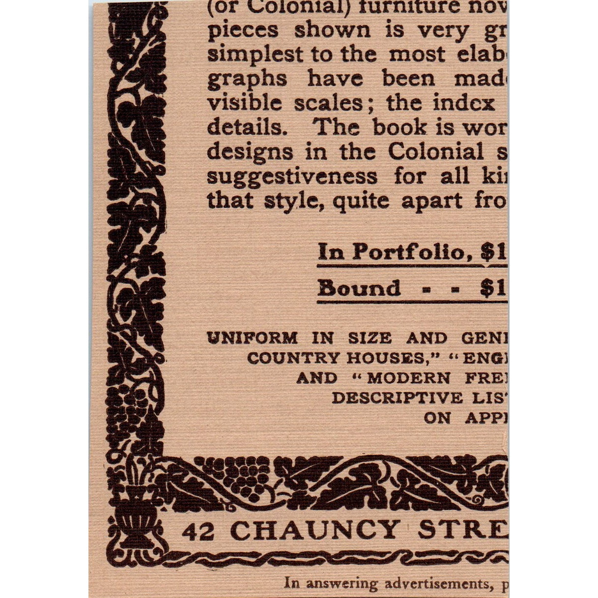 Art Students' League of New York Elisa A. Sargent 1906 Victorian Ad AB8-MA4