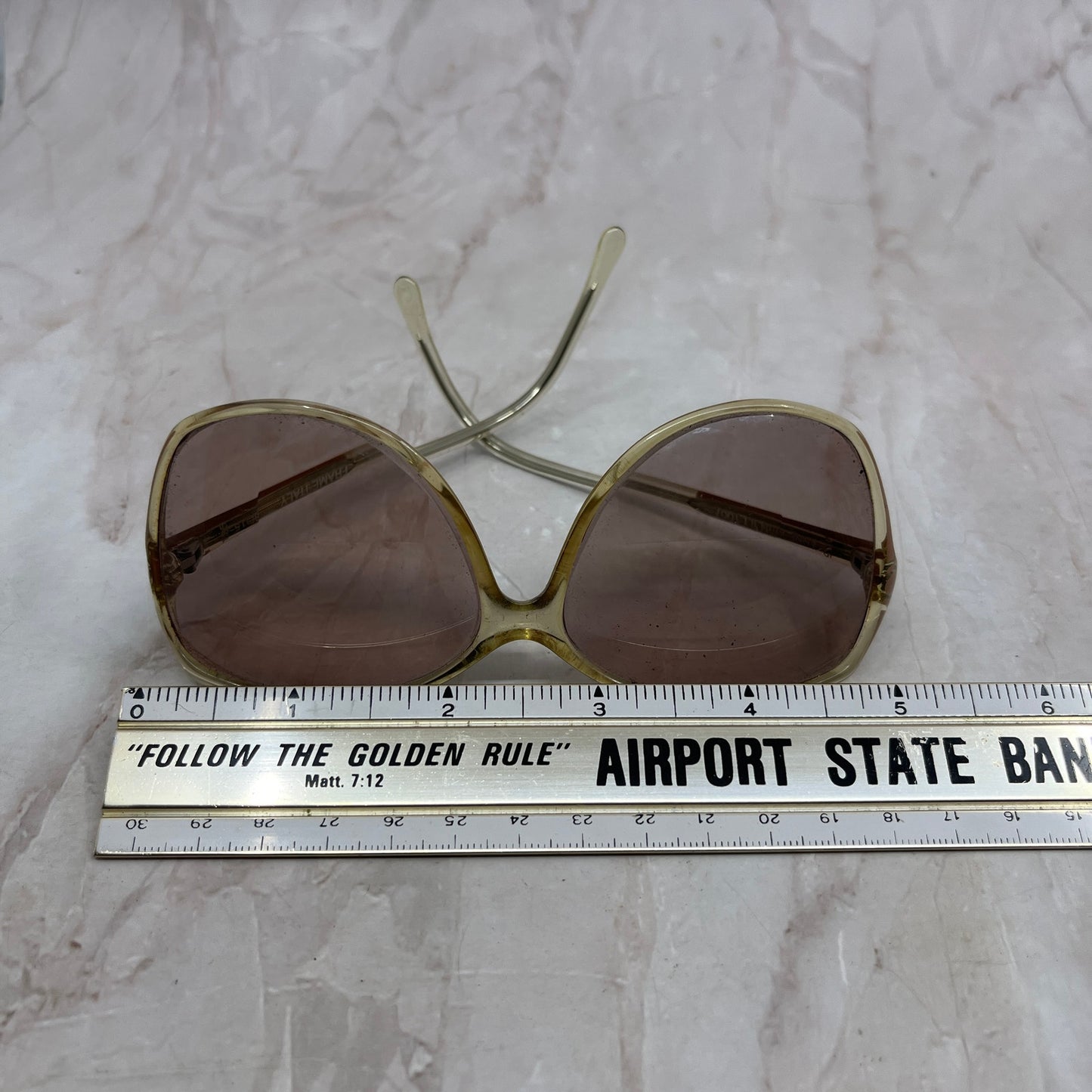 Retro Women's Oversize Anne Klein 56-15-135 Italy Sunglasses Frames TG7-G1-4