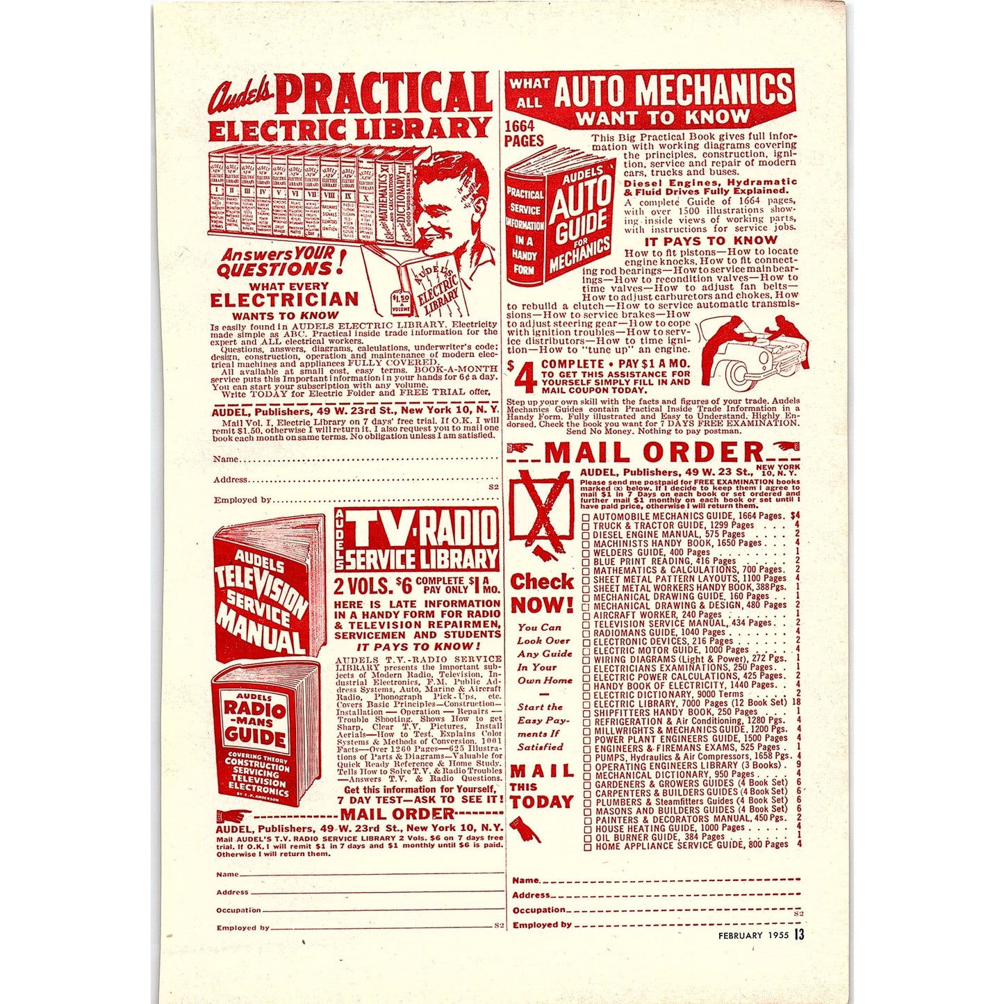 Gotham Hobby Corp - Real Diesel Engine 1955 Ad AG1-7