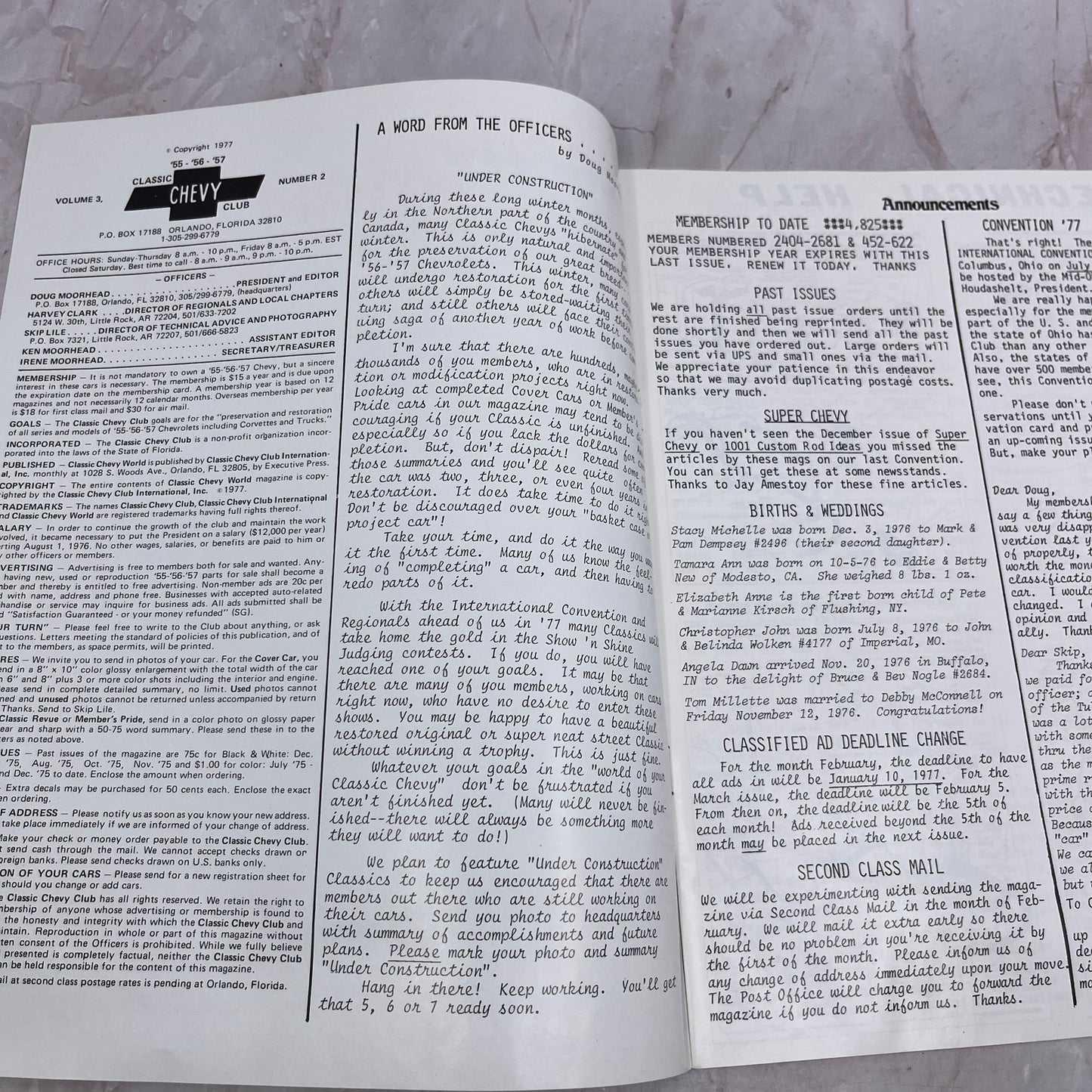 Euell Paul Sedan - '55, '56, '57 Classic Chevy World Magazine - Jan 1977 M30