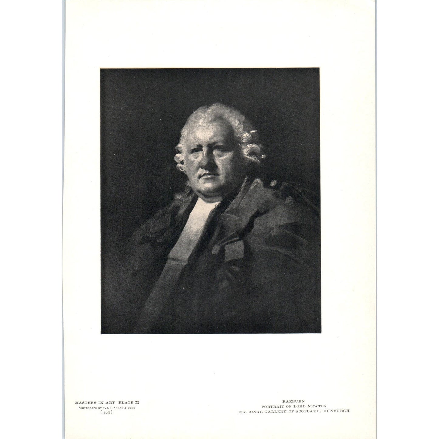 Portrait of Lord Newton - Raeburn c1905 Art Print D16