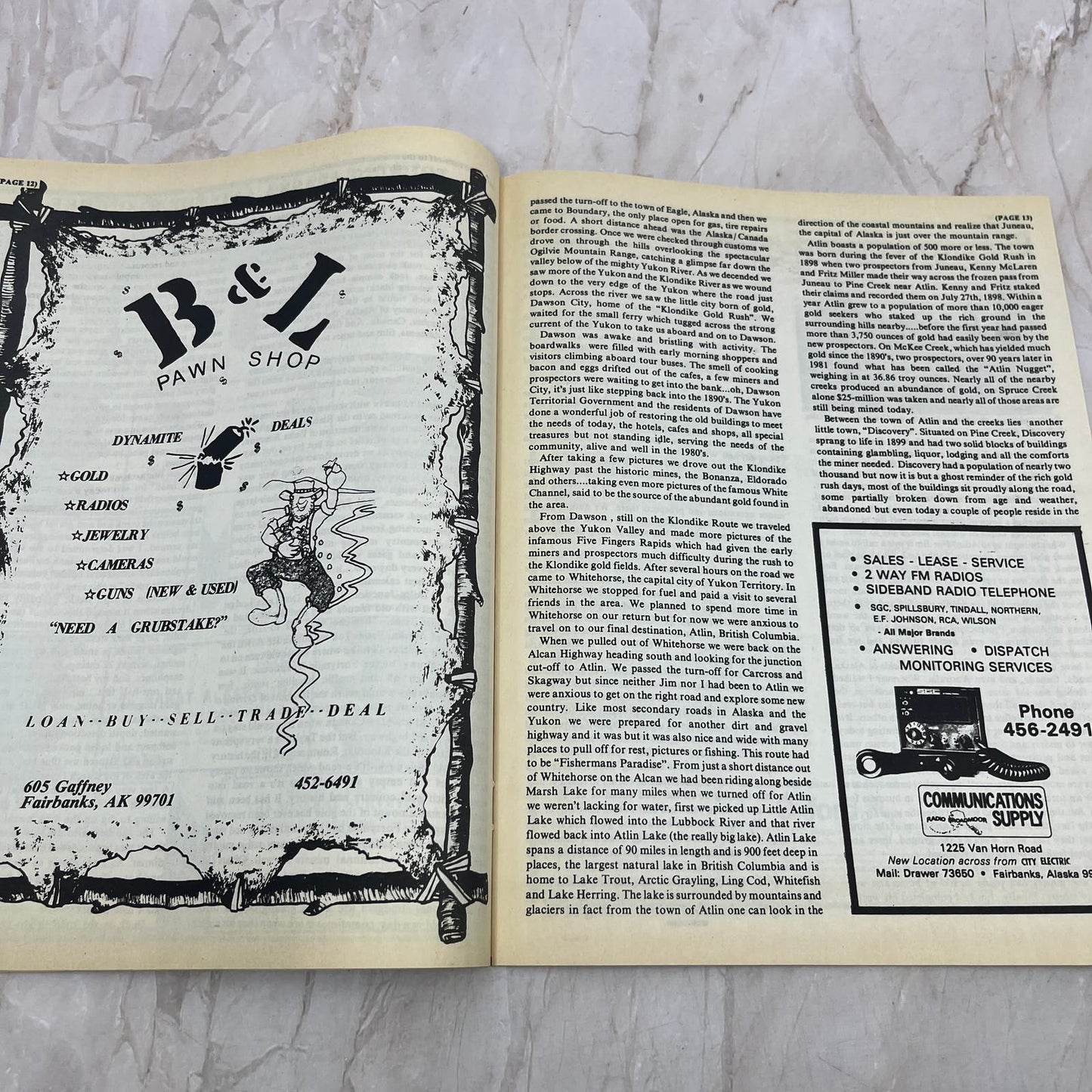 1987 Winter - Alaskan Prospectors and Miners News Magazine Gold Discovery M20