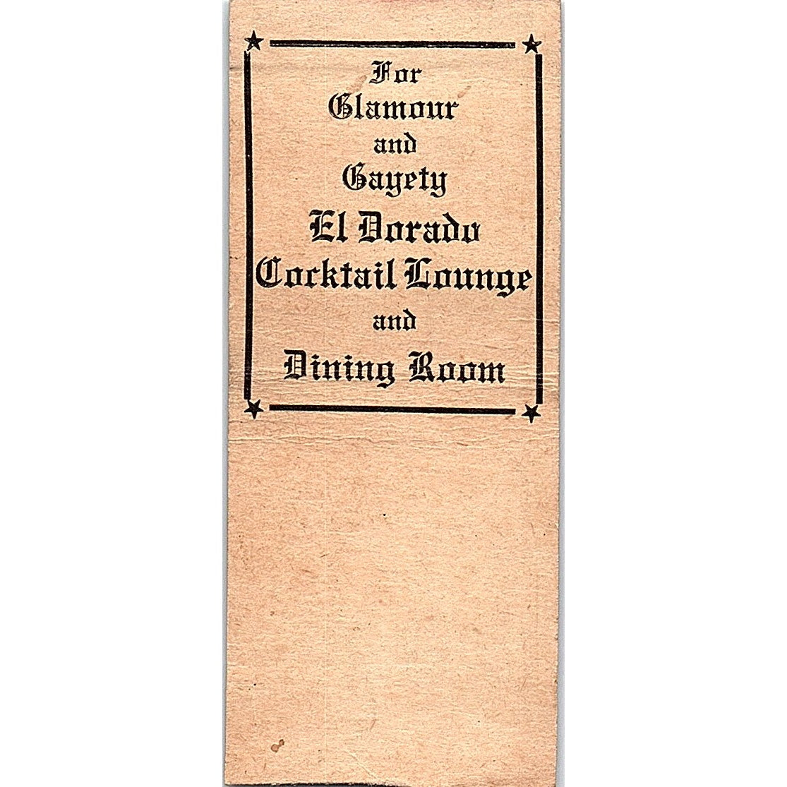 The Commodore Perry Hotel Toledo OH Vintage Matchbook Cover SC7-Y5