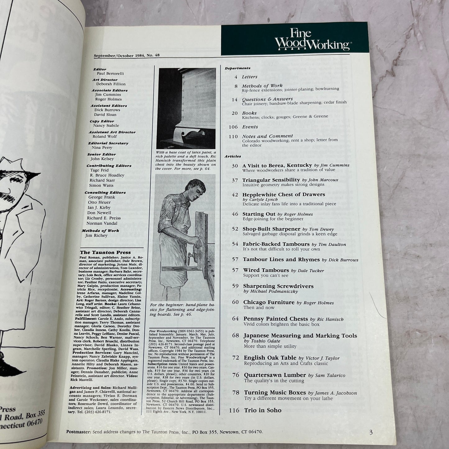 Painted Chests - Sep/Oct 1984 No 48 - Taunton's Fine Woodworking Magazine M35