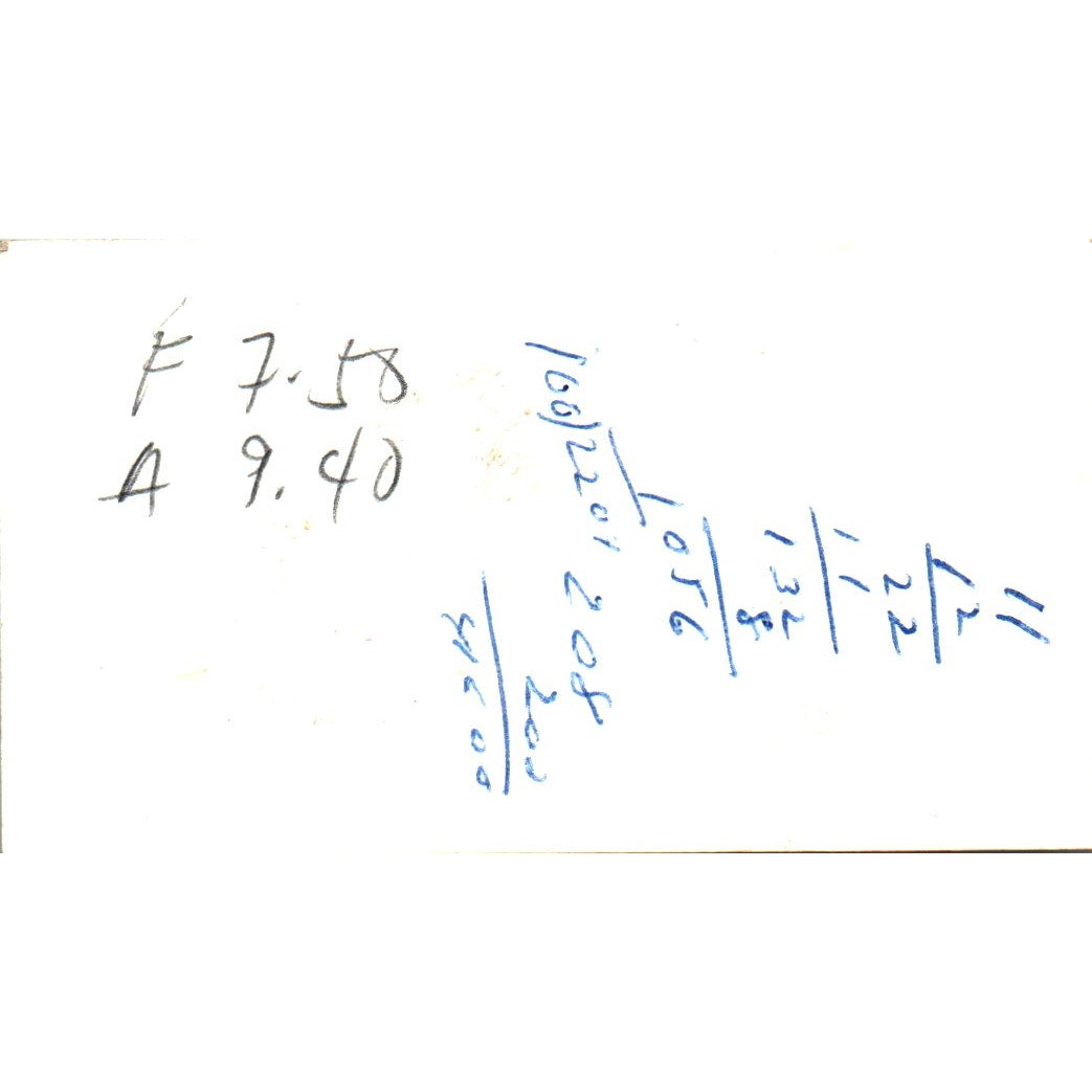 Edward J Carute Gamle Sybron Chemicals Clifton NJ Vintage Business Card SE3-B10