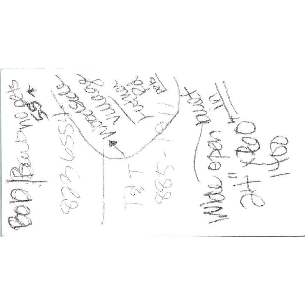 Rock Creek Mobile Home Park Dave Stemmler Auburn CA Vtg Business Card SD8-B18