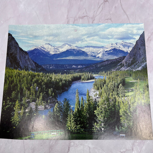 Retro Kitsch Bow Valley Upper Bow River 8x10" Art Print V20