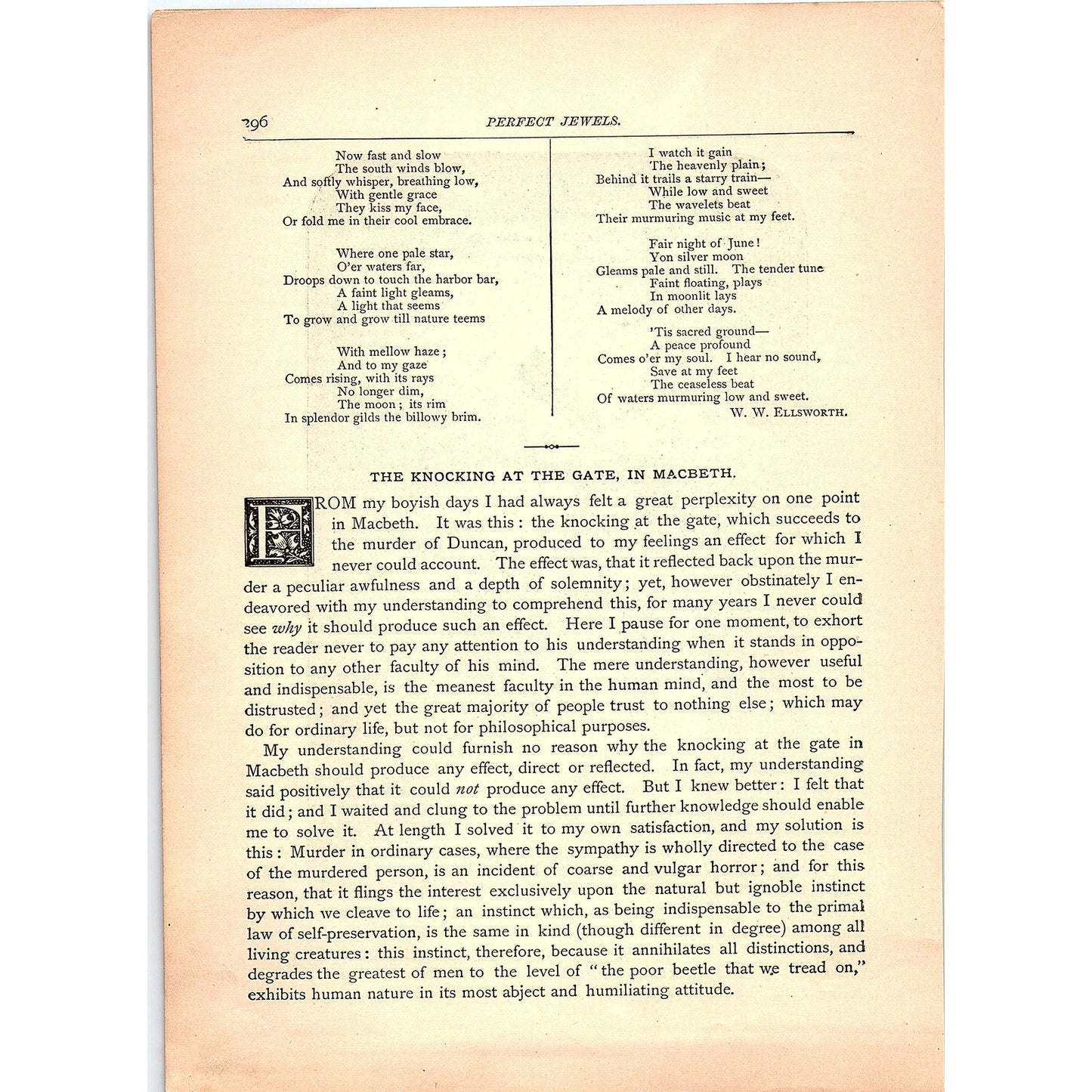 Nightfall - W.W. Ellsworth 1884 Poem TA5-CJ-5