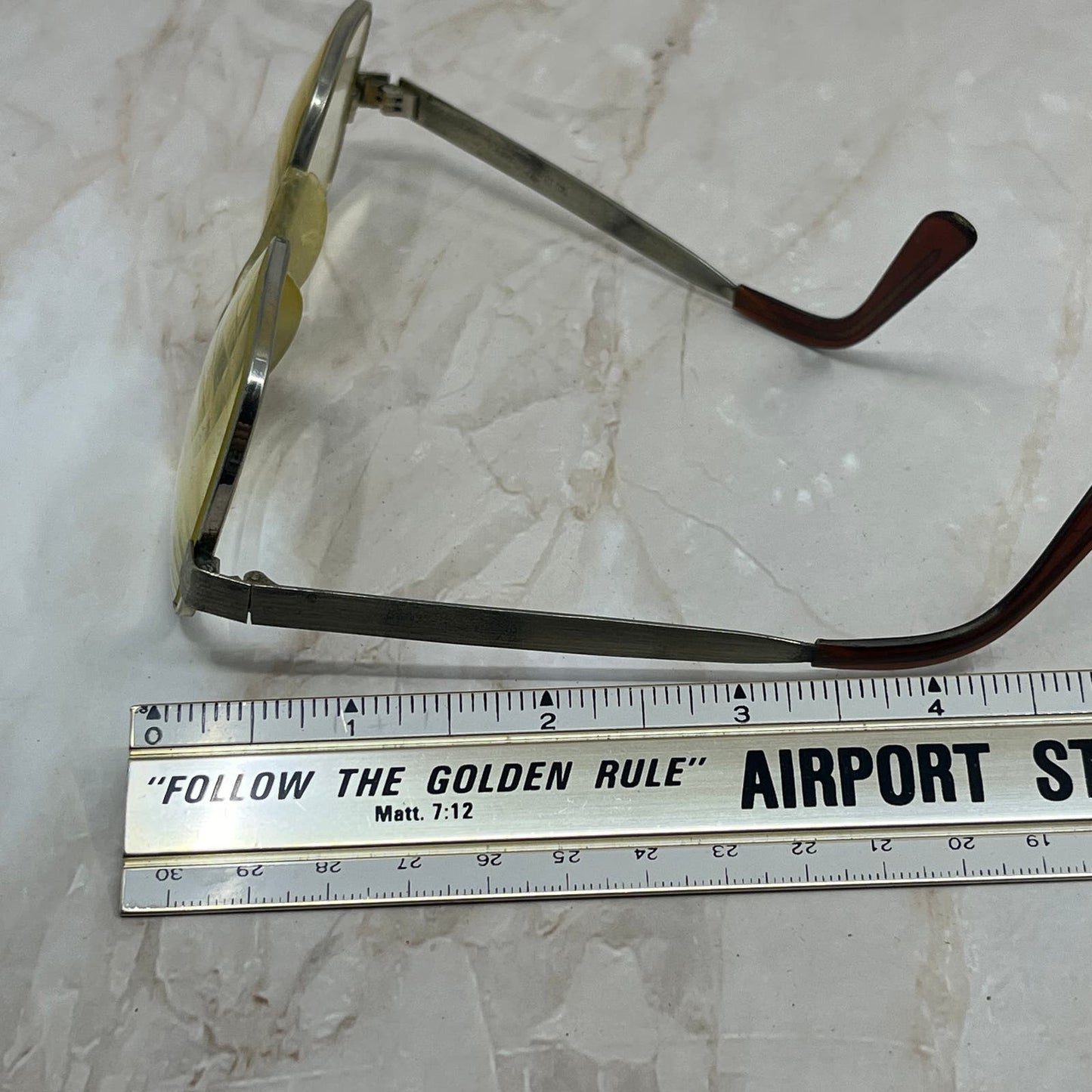 Retro AO Safety American Optical Aviator Sunglasses Eyeglasses Frames TD7-G5-10