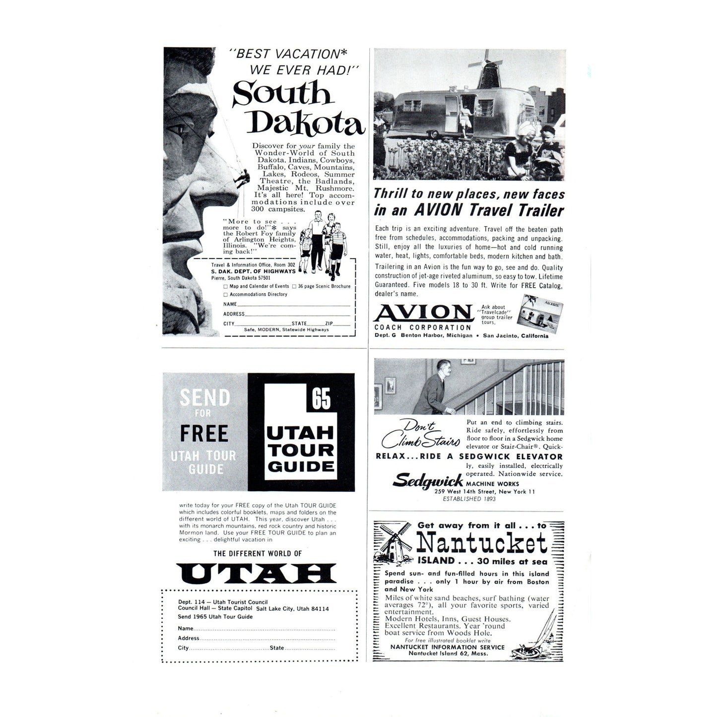 Lincoln Continental Black Automobile Car - Vintage Magazine Ad D20