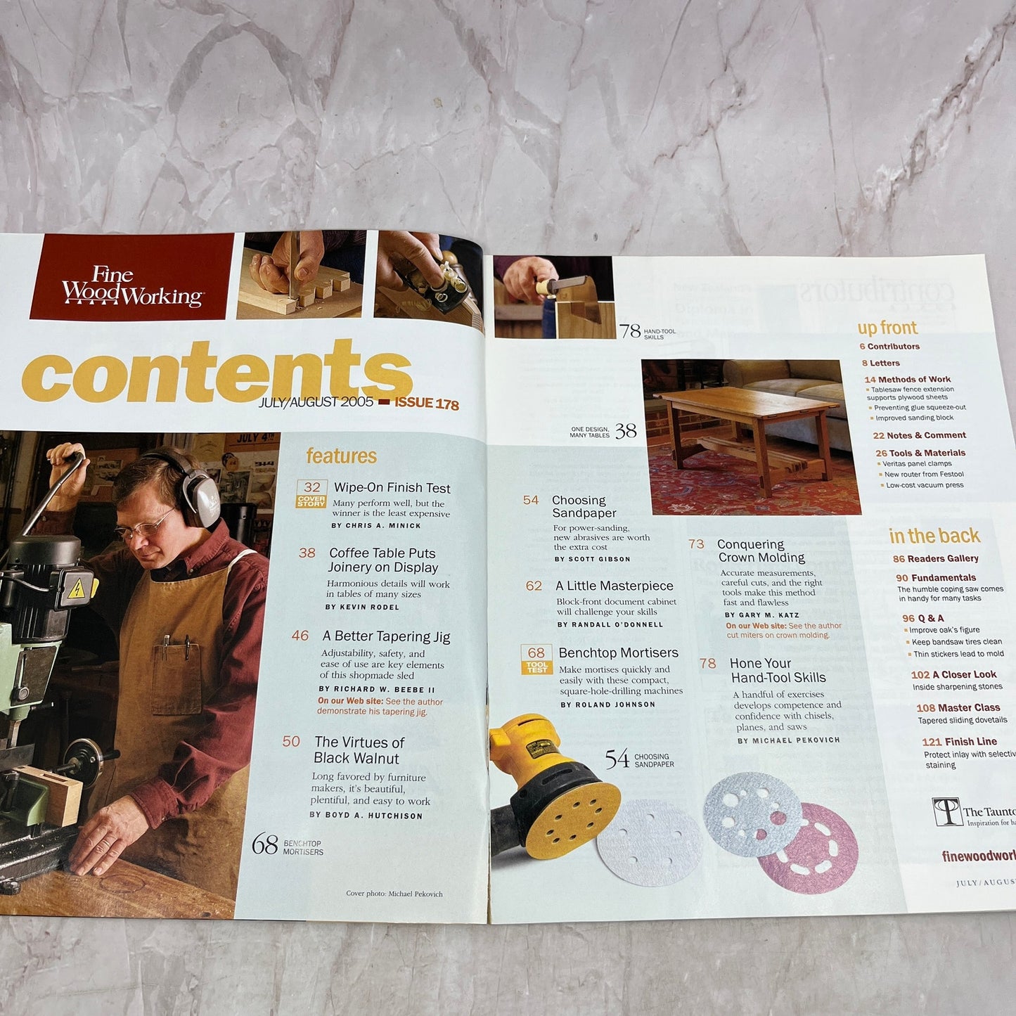 Wipe-On Finishes - Aug 2005 No 178 - Taunton's Fine Woodworking Magazine M34