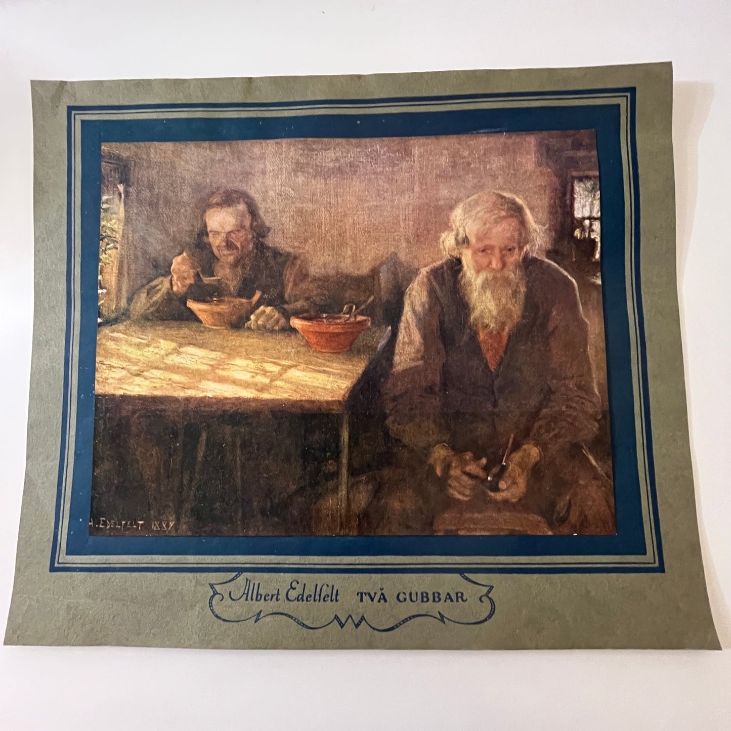 The Day of Rest- Albert Edelfelt 1924 Swedish Art Print I3